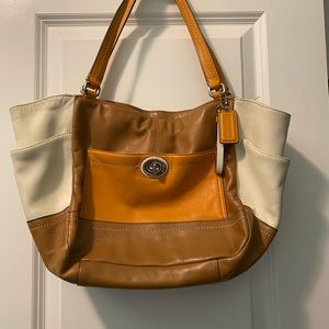 COACH -Color Block Satchel